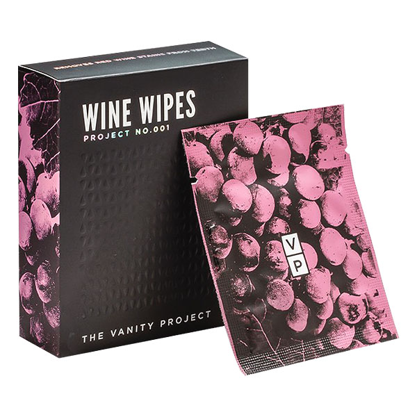 Wine Wipes Singles - 12 wipes